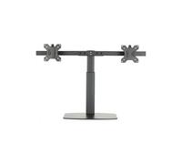 Ewent Support écran double à bras, ressort à gaz – 13–32" VESA 75/100, pivot 360°, 6,5 kg
