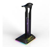 Support pour écouteurs RGB, 6 Modes monochromes, présentoir pour casque de Gamer, pour ordinateur portable de bureau, accessoires de jeu de Type C