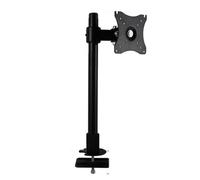 Support pour écran, Bras de Support réglable en Hauteur pour écran Plat ou incurvé jusqu'à 27 Pouces, Compatible VESA 75x75 et 100x100 mm(#b,H40CM)