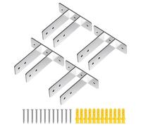 Support pour écran d'urinoir : support métallique pour montage mural, accessoire de toilette 4 pièces, cadre et support de cuvette, accessoire de salle de bain compact