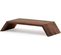 Support Pour Écran, Rehausseur De Position Ergonomique Pour Ordinateur Imac, Fabriqué Et Poli À La Main Dans L'Ue, Accessoires De Bureau À Domicile En Bois Massif, Élévation 9 Cm, Noyer