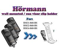 Support pour émetteur à main Hörmann HSE1, HSE2, HSE4 Bisecur avec clip pare-soleil, 1 pièce, Hormann 437006