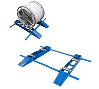 Support pour enrouleur de câble, distributeur unique réglable pour gros | Support pour enrouleur de câble robuste pour une gestion efficace des câbles | Idéal pour la construction et l'utilisation