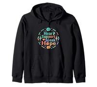 Support pour Entendre Parler l'espoir Sweat à Capuche