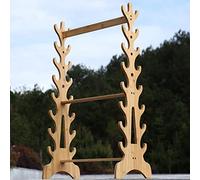Support pour épée, Support en Bois Multicouche sur Pied, présentoir Vertical pour épées, Supports pour flûtes, Supports pour Cannes à pêche et Sabres Laser, et épées de samouraï