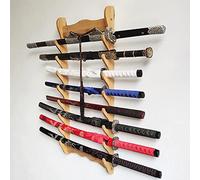 Support pour épée, Support Mural, Support à Plusieurs Niveaux (1 à 12 Niveaux) pour Armes, présentoir Vertical pour épées d'arts Martiaux, Support pour Canne à pêche