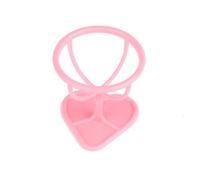 Support pour Éponge de Maquillage en Forme Cœur - Anti-Moisissure pour Beauty Blender, Organisateur Créatif & Rangement pour pour Vanité & Salle Bain pour Prévenir la Moisissure(Pink)