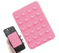 Support pour étui pour smartphone - Accessoire créateur de contenu, profil rectangulaire - Style minimaliste fin, ventouse antidérapante avec joint à pression, finition en résine synthétique