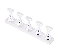 Support pour Faux Ongles, Lot de 5 Supports de Manucure pour Nail Art, Présentoir à Faux Ongles Echiquier Magnétique pour Nail Art Entraînement Le Salon Domicile