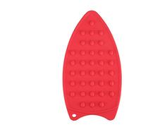 Support pour Fer à Repasser et Tampon en silicone anti-dérapante anti-glisse de tapis de fer résistant à la chaleur pour Fer à Repasser et les couverts et les tasses -40~230℃ 27 x 14 x 0.7cm(Red)