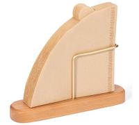 Support pour Filtre à Café, Porte Filtre à Café en Bois Naturel, Filtre Cafe, Papier Filtrant pour le Rangement (14 x 3,5 x 7 cm)