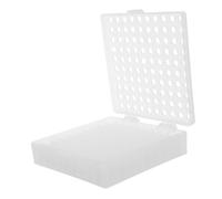 Support pour Flacons de 2ml 100 Alvéoles en Plastique pour Laboratoire | Grille à Drainage Rapide, Compartiments Individuels, Organisation Facile
