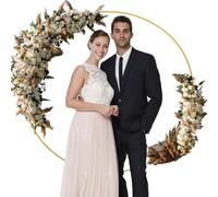 Support pour fond rond | Anneau porte-guirlandes | Structure pour un cercle de ballons | pour mariages, fêtes, cérémonies, jardins, événements, festivals