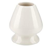 Support pour fouet à thé matcha en céramique pour cérémonie de thé japonaise - Accessoires pour service à thé matcha (blanc)