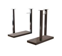 Support pour four électrique ou micro-ondes, étagère de cuisine murale facile à installer, capacité de charge de 100 kg (220 lb)(Black,L)