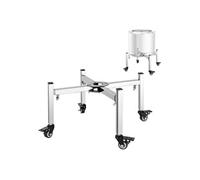 Support pour Foyer en Acier Inox Réglable 38 à 68,6cm Capacité 60kg Léger et Robuste