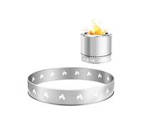 Support pour Foyer Solo Stove en Acier Inox 58,7x9,9cm Capacité 60kg Réduit la Fumée