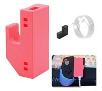 Support pour GAMESIR X5 Lite, support non destructif pour PC en mode portrait paysage, accessoire compact avec port complet pour accès, blanc (rose)
