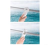 Support pour garde-boue pour bateaux et yachts avec crochet à réglage rapide pour une installation facile et un amarrage sûr des garde-boue sur divers récipients à eau (32 mm)