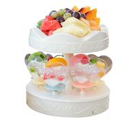 Support pour gâteaux - étagère d'exposition automatique, support pour gâteau à sushi avec base pivotante - pour bonbons, pain, chocolat, fête, anniversaire, mariage, bar, café, cuisine