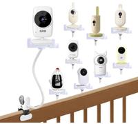 Support pour GHB Babyphone, Support Universel pour Caméra Bébé pour Philips Avent Babyphone, Support à Pince pour Babyphone pour momcozy/ieG OIFUN, Support pour Téléphone pour Moniteur Babyphone