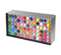 Support pour gobelet à encre de tatouage, 78 trous, support pour encre en fer, 3 cm de diamètre, support de conteneur, support de présentoir pour pigments, maquillage permanent, accessoires de