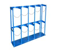 Support pour grande bouteille d'oxygène - Rangement de bouteilles sur pied pour laboratoires et usines, support fixe pour bouteilles d'azote, étagère de soudage pour bouteilles d'hydrogène (