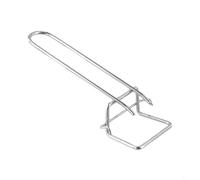 Support pour grille de barbecue pour une manipulation facile, poignée amovible pour griller et cuire au charbon de bois