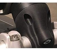 Support pour Guidon de 20, 22, 28, 32 mm 28-30 mm Noir Compatible avec Tomtom Rider 410/450/550