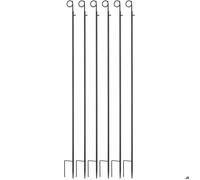 Support pour guirlande et éclairages extérieurs (Lot de 6)