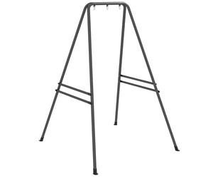 Support pour hamac Outsunny, support métallique robuste pour hamac suspendu, hamac, balancelle, chaise œuf, utilisation intérieure et extérieure, 143 L x 124 l x 180 H cm, noir