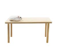 Support pour hamster en bois - Plateforme d'activité pour animaux de compagnie, jouet robuste pour petits animaux, répond aux besoins complet - Base d'exercice interactive pour chinchillas, dègues