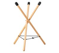 Support pour handpan en acier - Support pour tongue drum en bois, antidérapant et réglable | Supporrt portable pour handpan, supportt stable en bois pour studio d'intérieur et spectacles