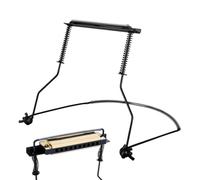 Support pour harmonica à 10 trous | Support réglable en métal pour harmonica 10 trous, support anti-rayures pour le cou professionnel pour harpe