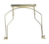 Support pour harpe compatible avec la plupart des modèles à 10 trous (doré)