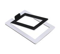 Support pour Haut-Parleur de Bureau Support Audio en MéTal pour Haut-Parleur Actif Kanto'S YU4 et Haut-Parleur de Taille Similaire, Blanc