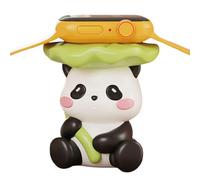 Support pour horloge Panda - Figurine peinte à la main, design artistique des animaux, structure de base équilibrée, présentoir de table compact | pour la maison, le bureau, l'horloge, la présentazio