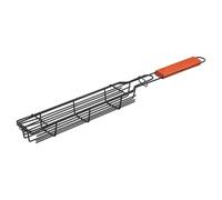 Support pour Hot Dog - Support De Serrage pour Barbecue en Acier Au Carbone, Panier À Rôtir, Pince pour Barbcue | Grille À Saucisses, Cage À Rôtir Les Légumes, Outil De Barbecue De Camping, Accessoir