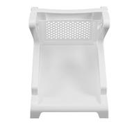 Support pour Imprimante D’étiquettes D’affranchissement, Plastique Blanc | Réduit les Vibrations Mouvements, Rangement Empilable des Rouleaux, Installation sans Outils