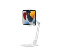 Support pour iPad HoverBar Duo (2e génération) avec Bras Réglable en Aluminium Blanc
