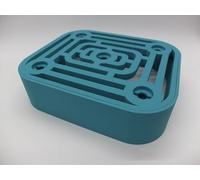 Support pour Kenwood Chef pour 5 embouts style art déco (bleu turquoise)