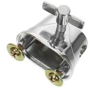 Support pour Kit de Batterie, Base de Jambe de 29 MM | Fer Plaqué Argenté, Serrage Stable, Installation Facile, pour Réglage et Scène