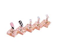 Support pour la peinture d'ongles Présentoir D'Exposition D'Art Acrylique | Support Pour Faux Ongles Destiné À La Peinture Artistique Kit d'outils et accessoires de design pour manucu