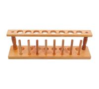 Support pour Laboratoire pour Beige Tubes à Essai en Bois