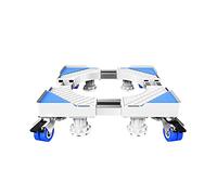 Support Pour Lave-Linge, Chariot À Roulettes Pour Réfrigérateur, Socle Télescopique Pour Lave-Linge, Longueur 59-76 Cm, Largeur 52-70 Cm, Socle Mobile Pour Sèche-Linge Et Lave，One Color 8 Legs 4 Whee