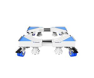 Support Pour Lave-Linge, Chariot À Roulettes Pour Réfrigérateur, Socle Télescopique Pour Lave-Linge, Longueur 59-76 Cm, Largeur 52-70 Cm, Socle Mobile Pour Sèche-Linge Et Lave，One Color 8 Legs 4 Whee