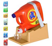 Support pour lessive TidyFriend avec bac d' gouttage et porte-savon avec pieds antid rapants en caoutchouc pour une organisation optimale de l'es