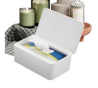 Support pour lingettes humides - Boîte de rangement réutilisable pour papier de soie pour bureau, restaurant, salon, toilettes, crèche, salle de bain, chambre, comptoir, maison
