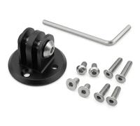 Support pour lumière de vélo Garmin, support pour montage inférieur, adaptateur de lumière, accessoire pour ordinateur de vélo, adaptateur pour lumières Magicshine et caméras GoPro, alliage
