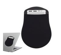Support pour m0use pour ordinateur portable - Support pour m0use élastique, étui pour m0use plat | adhésif réutilisable en forme de m0use sur la housse pour m0use, étui auto-adhésif compatible sans
